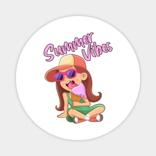 Summer vibes Magnet